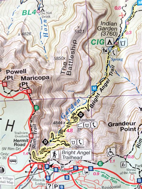 Day-hiking the Bright Angel Trail to Indian Garden in the Grand Canyon ...