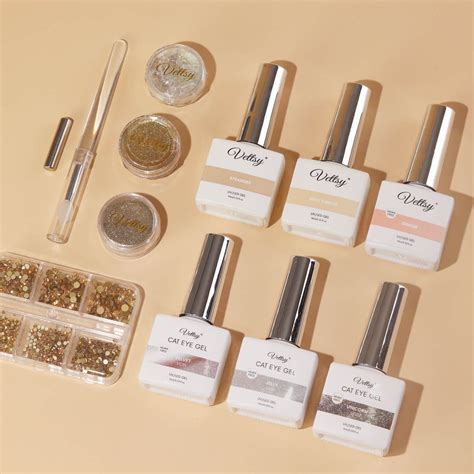 Nail Art Products Gel Polishes All Nude Color Set-Nude Allure – Vettsy