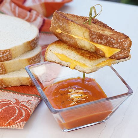 Pumpkin Soup & Grilled Cheese Skewers Recipe | Sara Lee® Bread