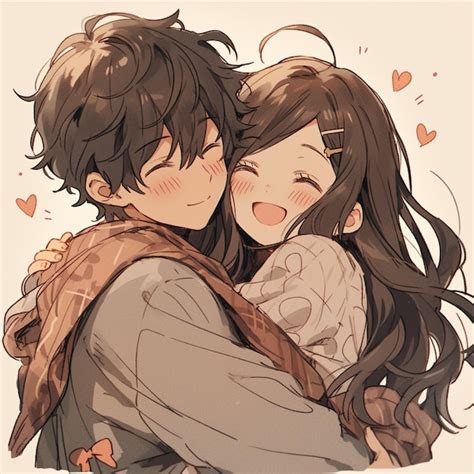 anime couples hugging  draw dont cry