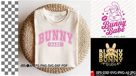bunny babe svg adorable designs   crafts