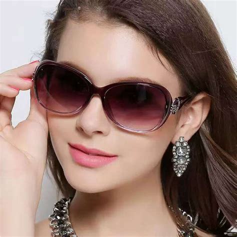 Fashionable Large Frame Personalized Women's Sunglasses Outdoor Driving ...