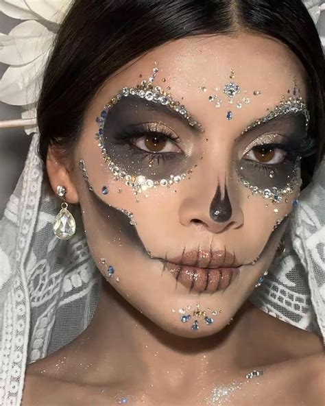 Michelle K Doria on Instagram: " 🕯Catrina makeup🧡 couldn’t decide ...