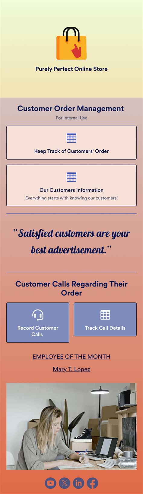 order tracking app template jotform