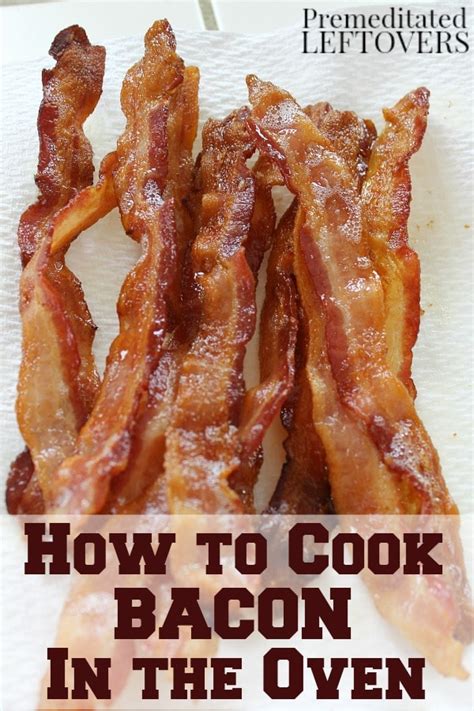 How to Cook Bacon in the Oven - Directions and Video Tutorial