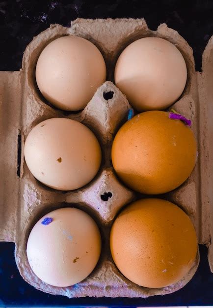 premium photo  range eggs