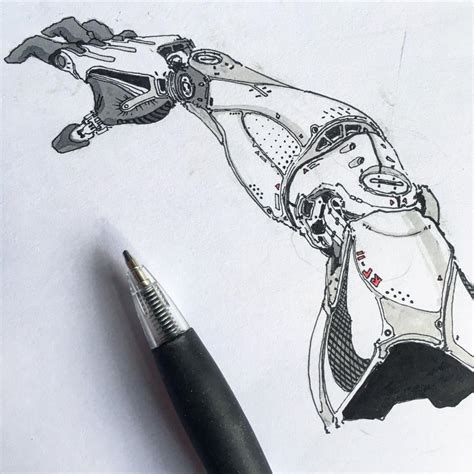 Mechanical Arm Drawing at GetDrawings | Free download