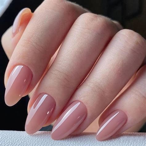 amazoncom glamermaid nude pink press  nails short almond natural