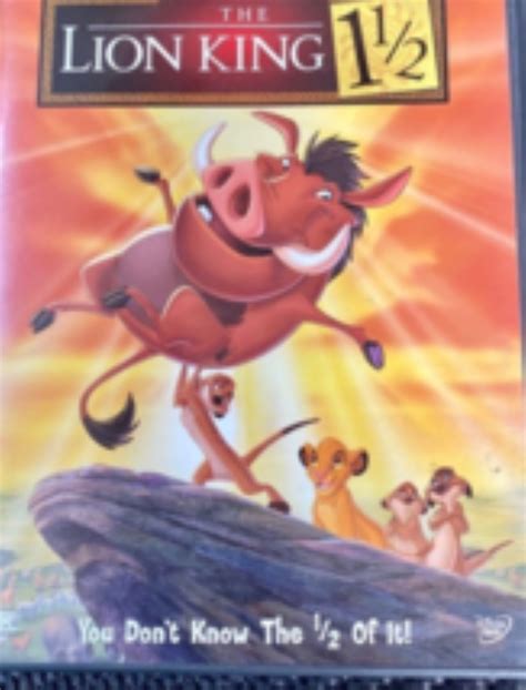 The Lion King 1 1/2 Dvd - DVDs & Blu-ray Discs