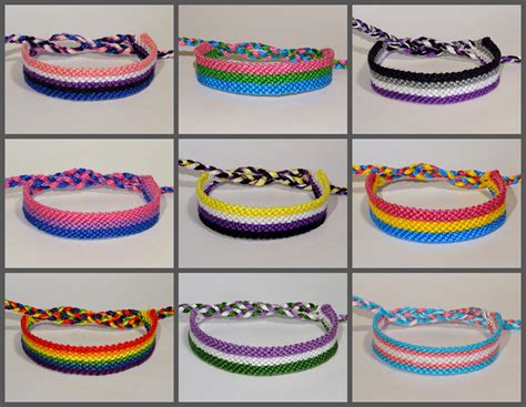 pride flag bracelets love friendship polysexual bisexual etsy singapore
