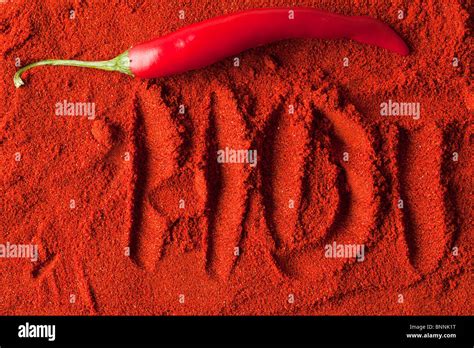 spicy chili powder Stock Photo - Alamy