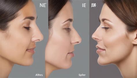 Nose Job Before and After Transformations on Female Patients