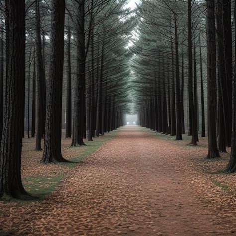 Premium AI Image | Dark park grunge image