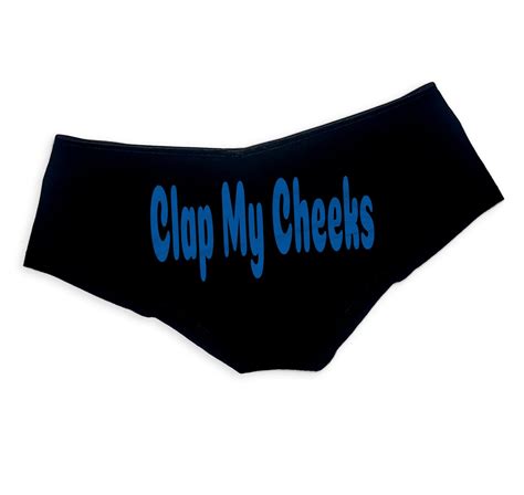 Clap My Cheeks Panties Funny Naughty Booty Panties Booty Bachelorette