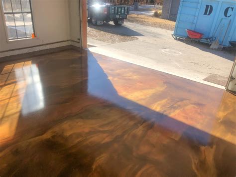 Metallic Epoxy Floor Over Wood – Flooring Ideas