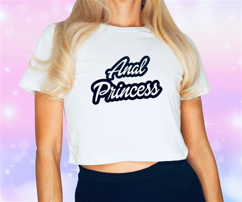 Anal Princess Logo Crop Top - Sexy - Fetish - DDLG Clothing - BDSM