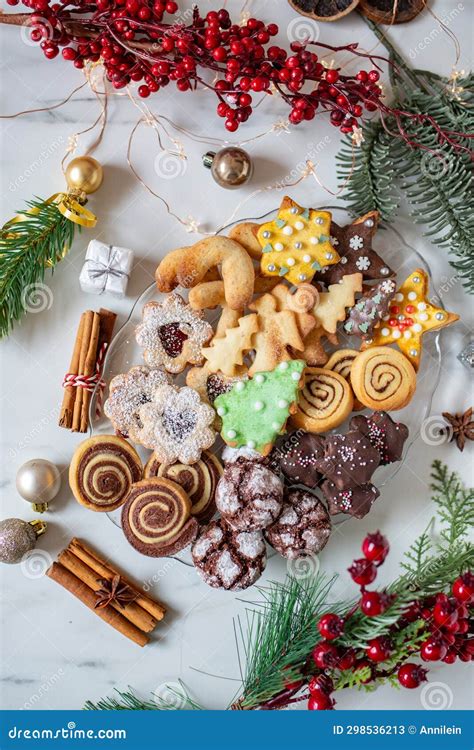 Christmas Sugar Cookies of All Shapes and Sizes Stock Image - Image of sweet, dessert: 298536213