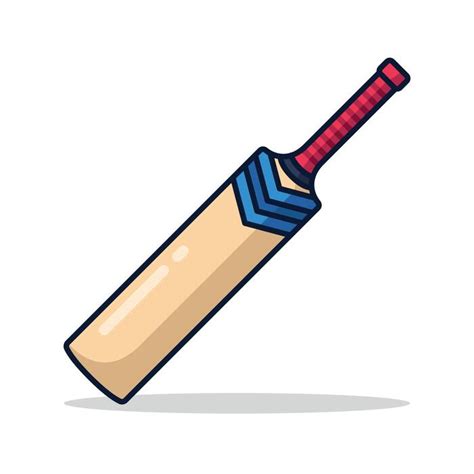 cricket bat vector art icons  graphics