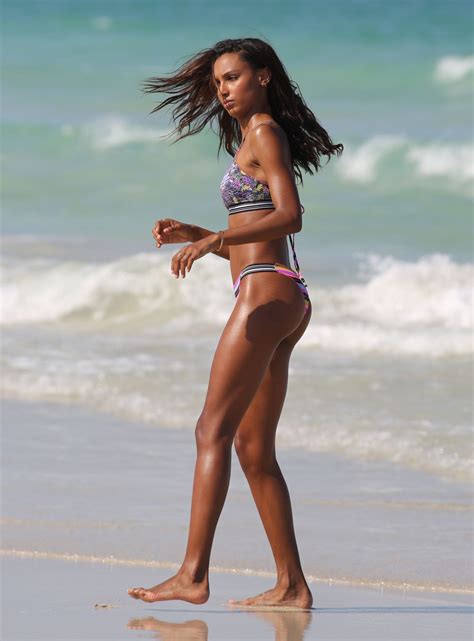 Jasmine Tookes - Beach Photo Shoot in Miami Beach 5/10/2016 • CelebMafia