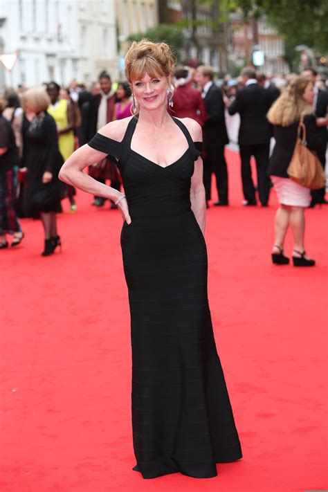 Herve Leger Sightings: Samantha Bond attends the BAFTA celebrates