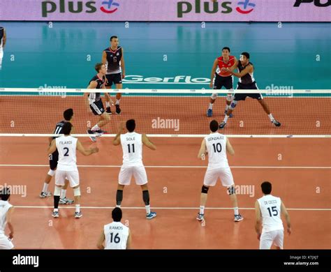 volleyball players  action  res stock photography  images alamy