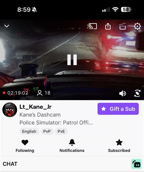 There’s a real cop on twitch streaming his shift under this game’s tag