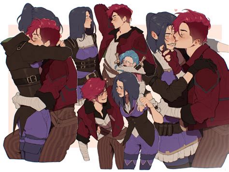 Caitlyn X Vi by @monnwi1 (i love them