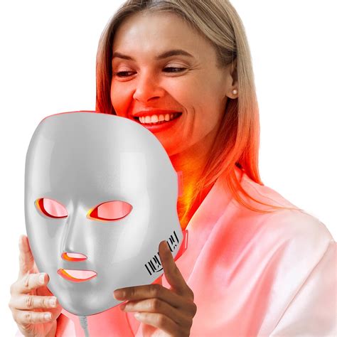 Newkey Led Face Mask Light Therapy Led Facial Skin Care | Desertcart