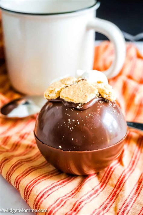 smores hot chocolate bombs recipe midgetmomma