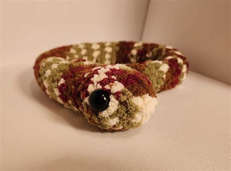 Handmade Crochet Snake - Etsy