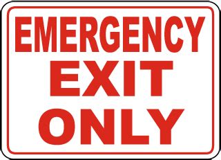 Emergency Exit Signs - Get 10% Off Now