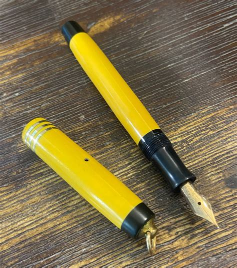 Parker Lady Duofold Ringtop, Juniorette Streamline Fountain Pen - Mand