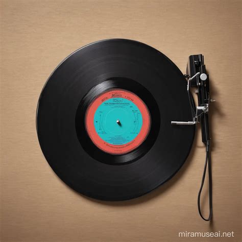 Vintage Vinyl Record Collection with Turntable and Headphones | MUSE AI