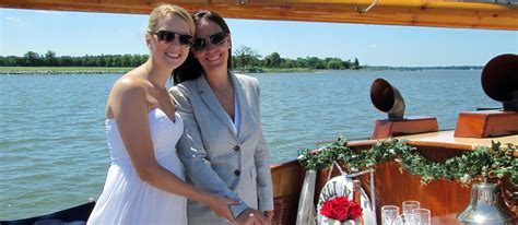 Pin on Lesbian & Gay Weddings aboard the yacht Sail Selina II, St
