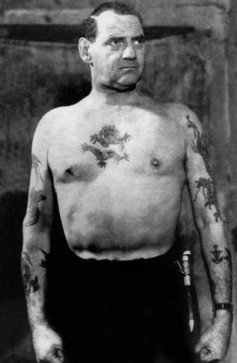 King Frederick IX of Denmark. Tattooed by George Burchett who also tattooed George V of the UK ...