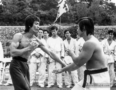 Enter The Dragon - Publicity still of Bruce Lee & Bolo Yeung