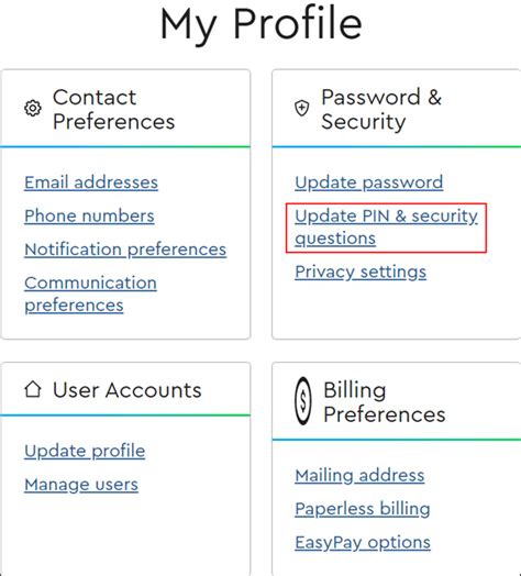 Changing Your Cox PIN on Cox.com