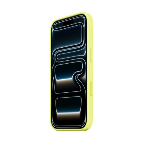 iphone  pron magsafe silikonikuori neonkeltainen