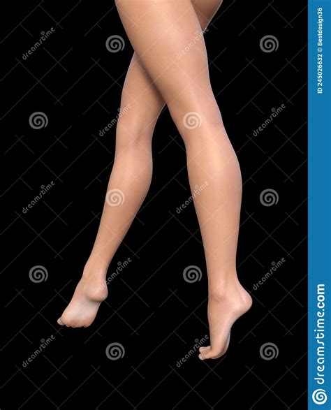 Beautiful Young Woman Healthy Toned Slim Body with Smooth Shape