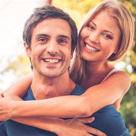 Beautiful young loving couple — Stock Photo © gstockstudio #89365994