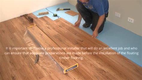 how to install floating floor
