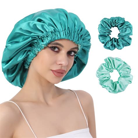 Reversible Silk Satin Bonnet for Sleeping - Large Adjustable Hair Wrap