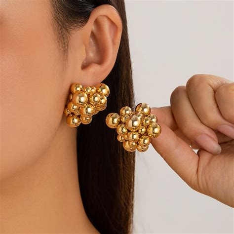 Металлические серьги Kshmir | AliExpress