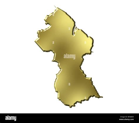 Guyana gold map Cut Out Stock Images & Pictures - Alamy