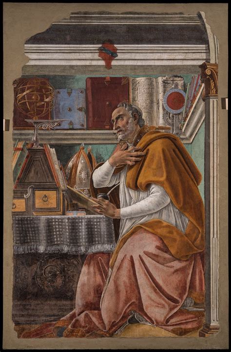 Sandro Botticelli: Saint Augustine in His Studio (1480)
