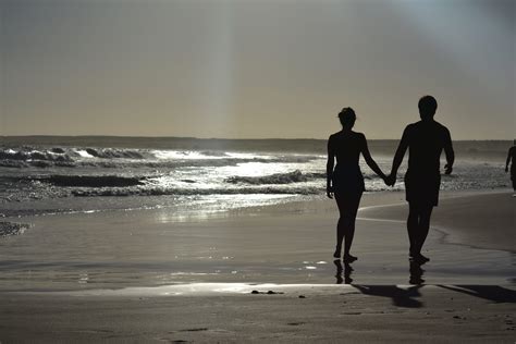 horizon, grooms, near, heterosexual Couple, real people, lovers
