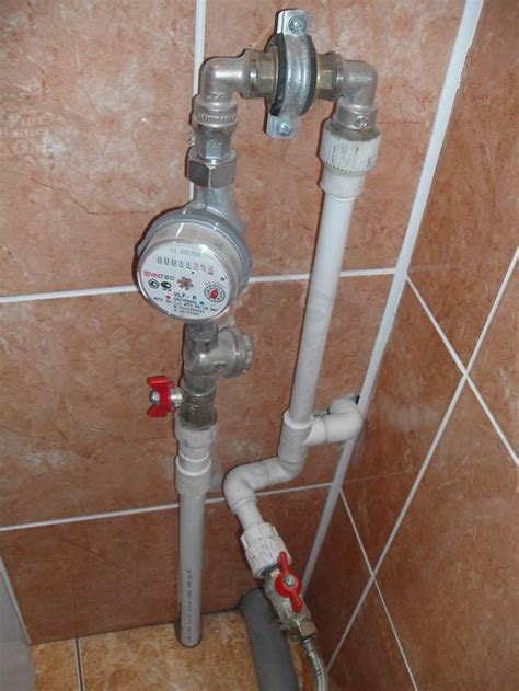 Схема установки счетчиков воды в квартире и подключение