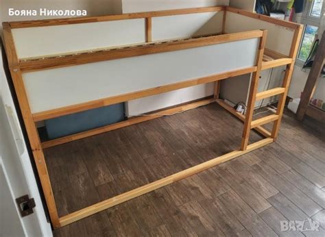 Детско легло Kura, Кура - двуетажно, обръщащо се, надстройка, Икеа в ...