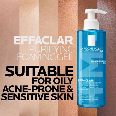 buy la roche posay effaclar  foaming gel ml   chemist