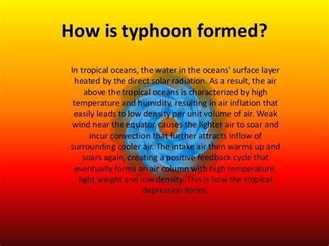 Formation of Typhoon